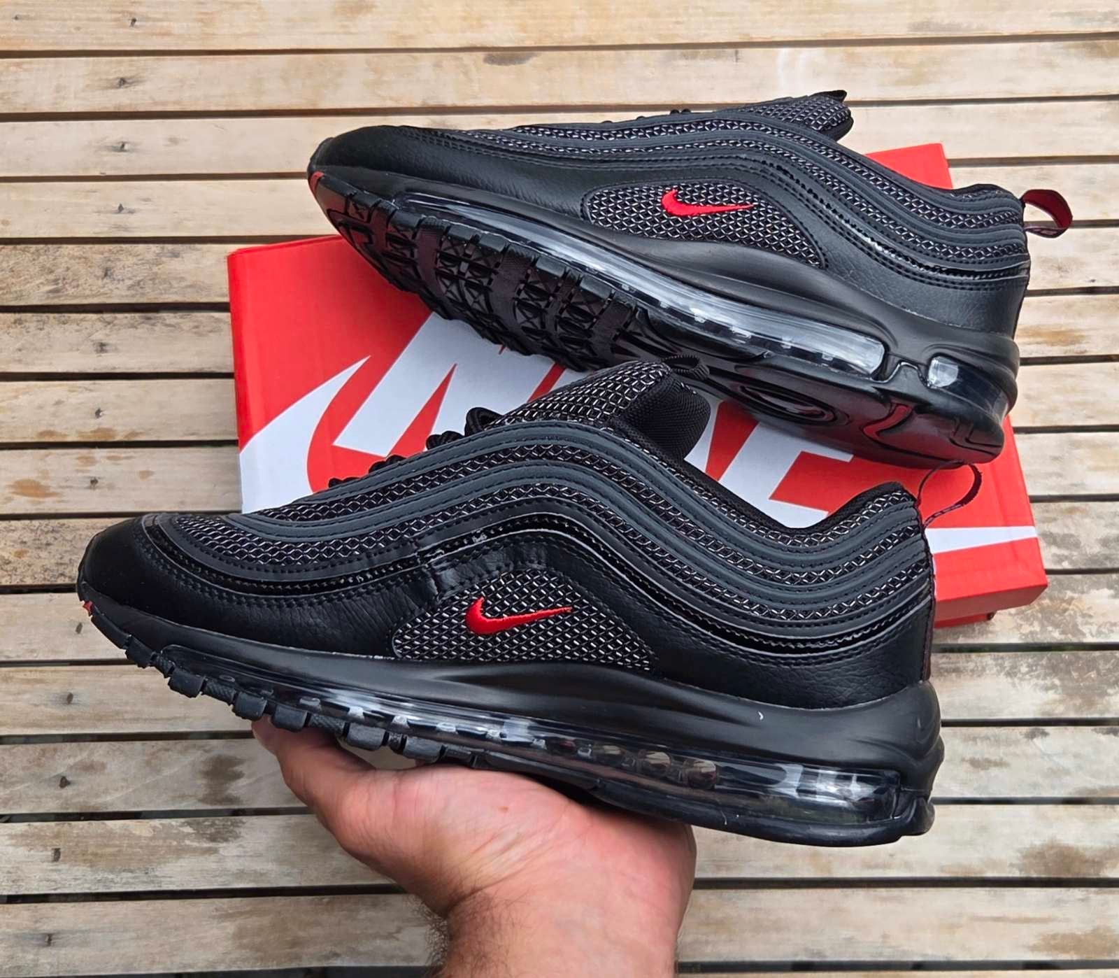 Nike Air Max 97 Black University Red