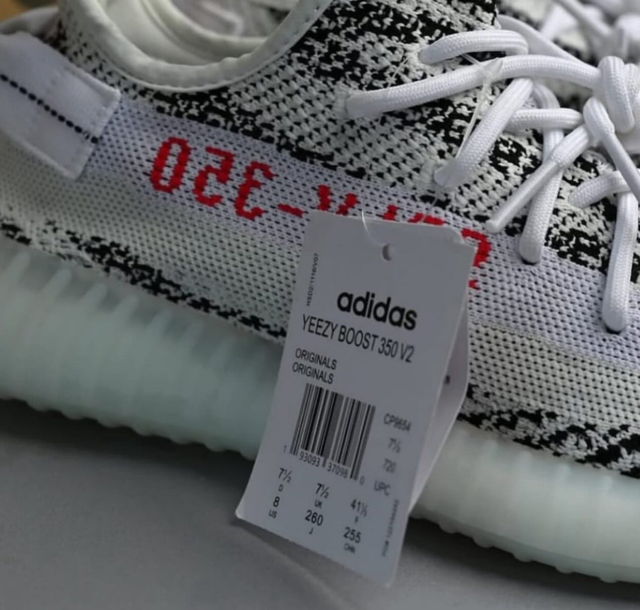 Yeezy 350 Boost Zebra